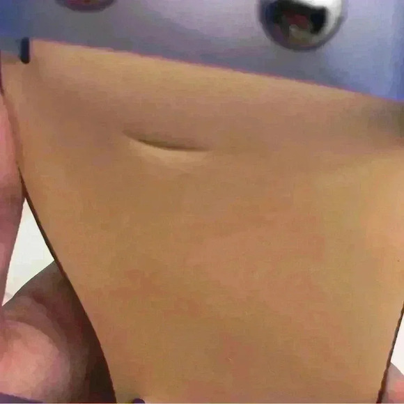 Marc Fisher Blue Clear Studs Sandals Sz 8 - Picture 8 of 11